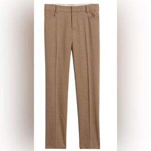 Banana Republic Siena Slim Italian Wool Ankle Pant in heather camel